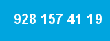 928 157 41 19 928 157 41 19